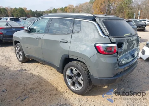 2020 Jeep Compass Limited 4X4 z USA, uszkodzony, nr VIN 3C4NJDCB6LT132386